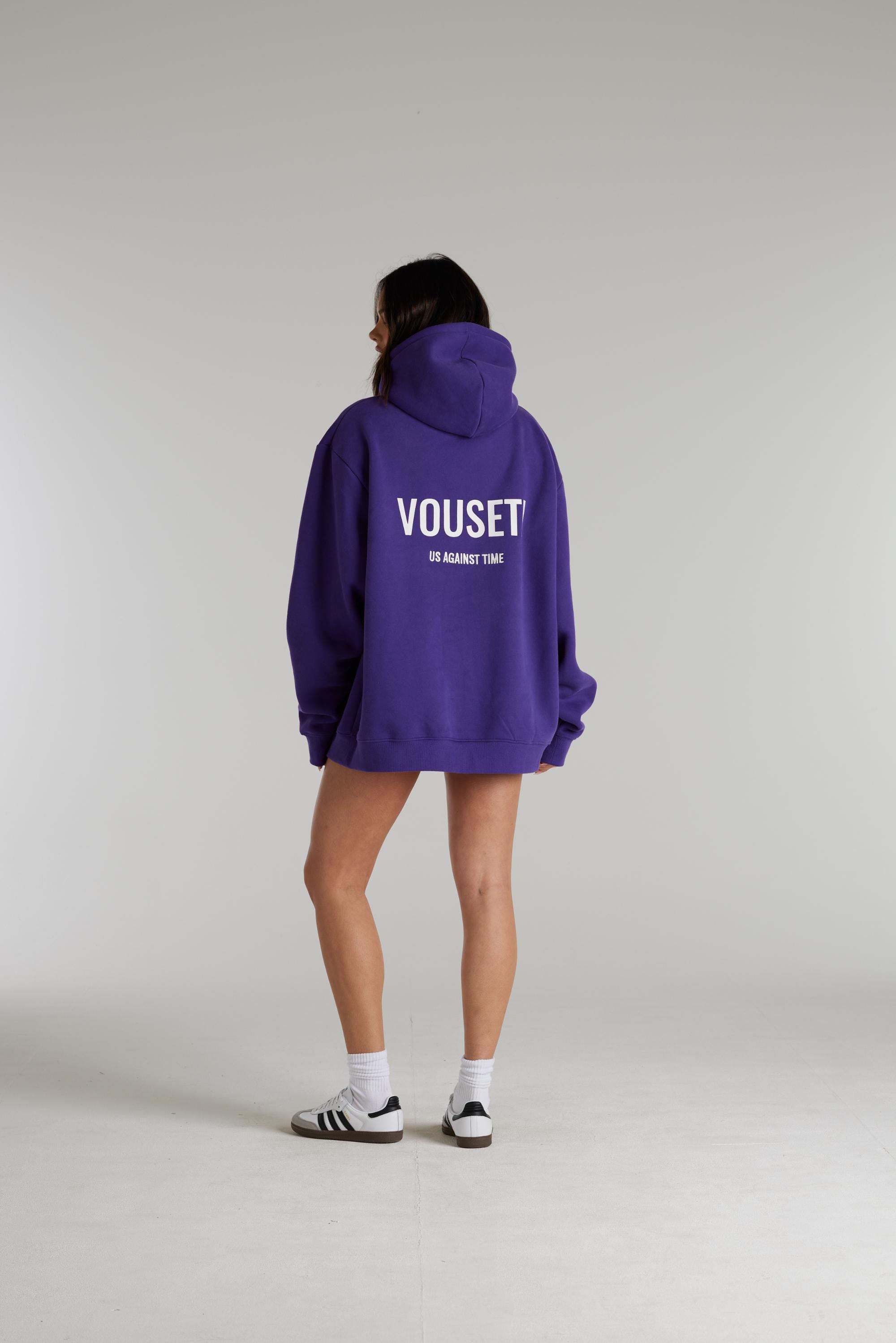 Us Against Time Hoodie - Violet